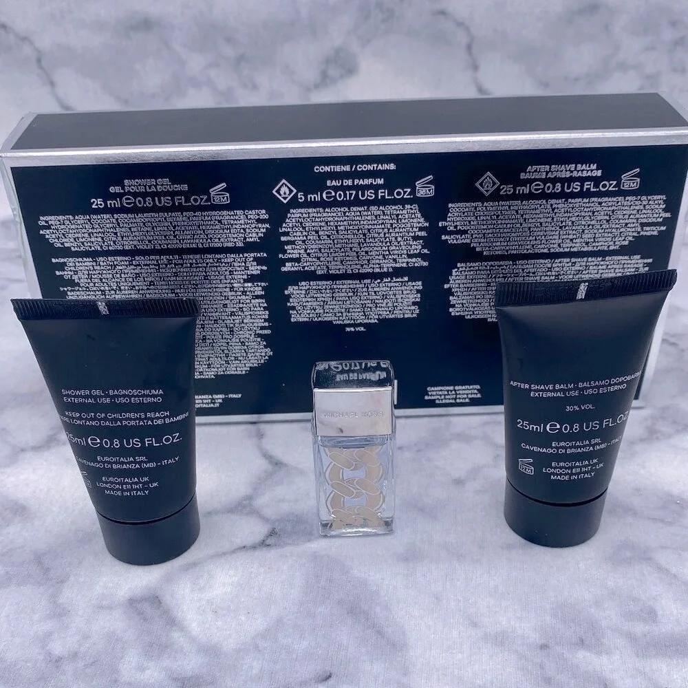 Michael Kors Pour Homme EDP Set-Mini 5ml& Shower Gel &Shave 2 x 25ml-3pc-BOX-NEW